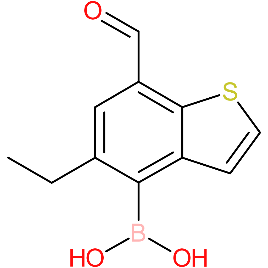 5-ethyl-7-formylbenzothiophene-4-boronic acid