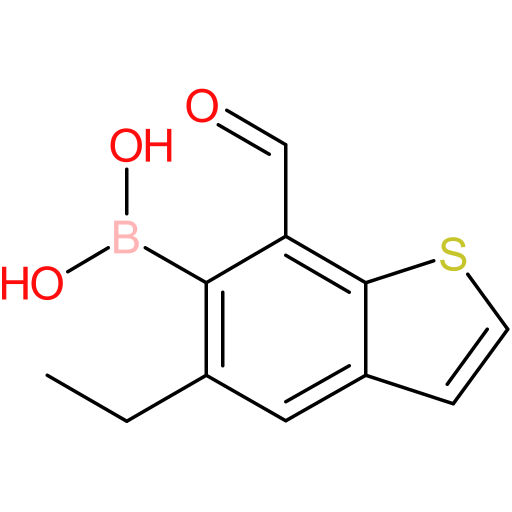 5-ethyl-7-formylbenzothiophene-6-boronic acid