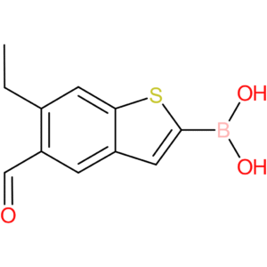 6-ethyl-5-formylbenzothiophene-2-boronic acid