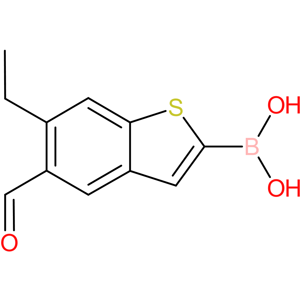 6-ethyl-5-formylbenzothiophene-2-boronic acid