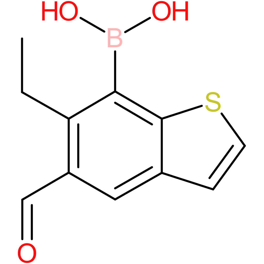 6-ethyl-5-formylbenzothiophene-7-boronic acid