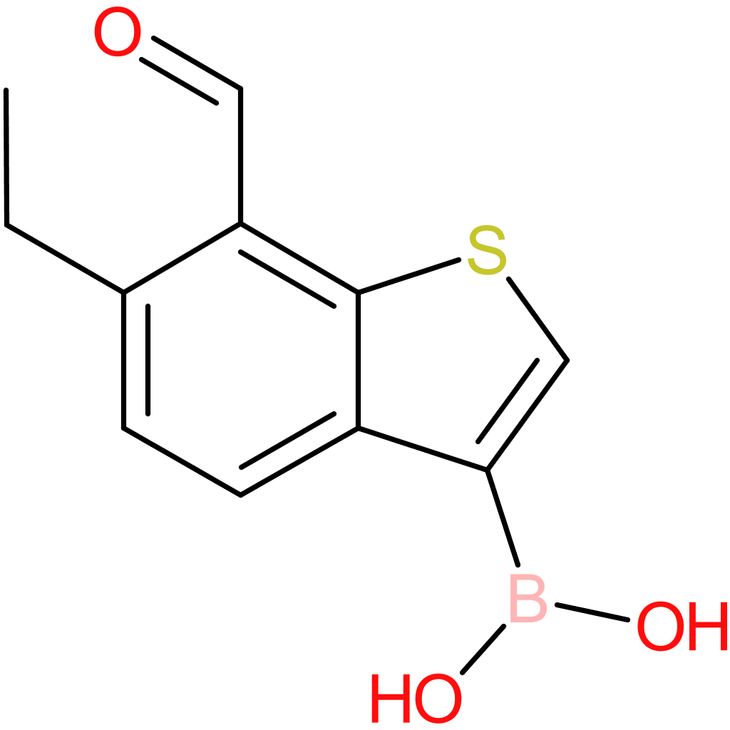 6-ethyl-7-formylbenzothiophene-3-boronic acid