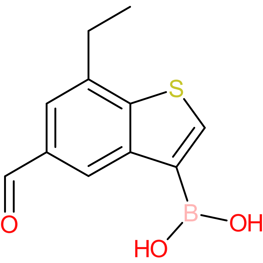 7-ethyl-5-formylbenzothiophene-3-boronic acid