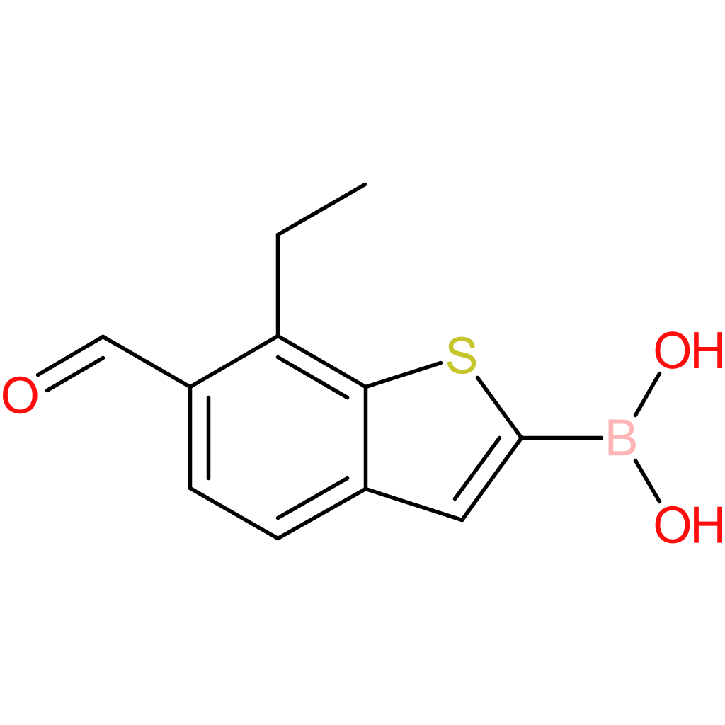 7-ethyl-6-formylbenzothiophene-2-boronic acid