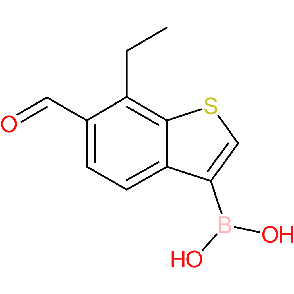 7-ethyl-6-formylbenzothiophene-3-boronic acid