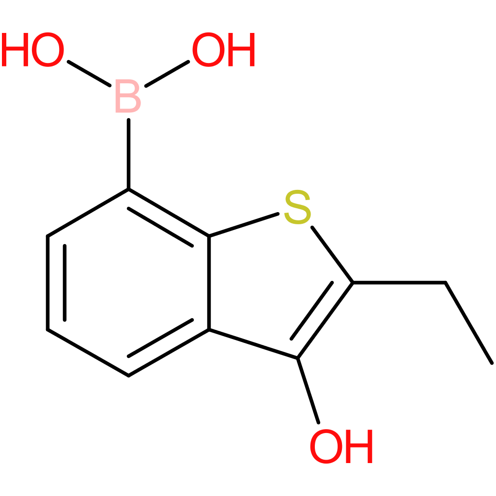 2-ethyl-3-hydroxybenzothiophene-7-boronic acid