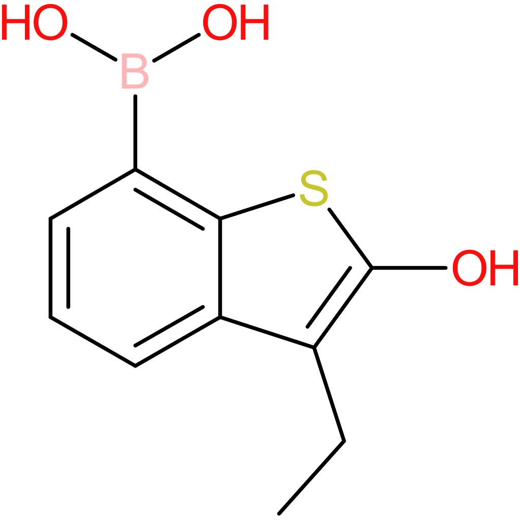 3-ethyl-2-hydroxybenzothiophene-7-boronic acid