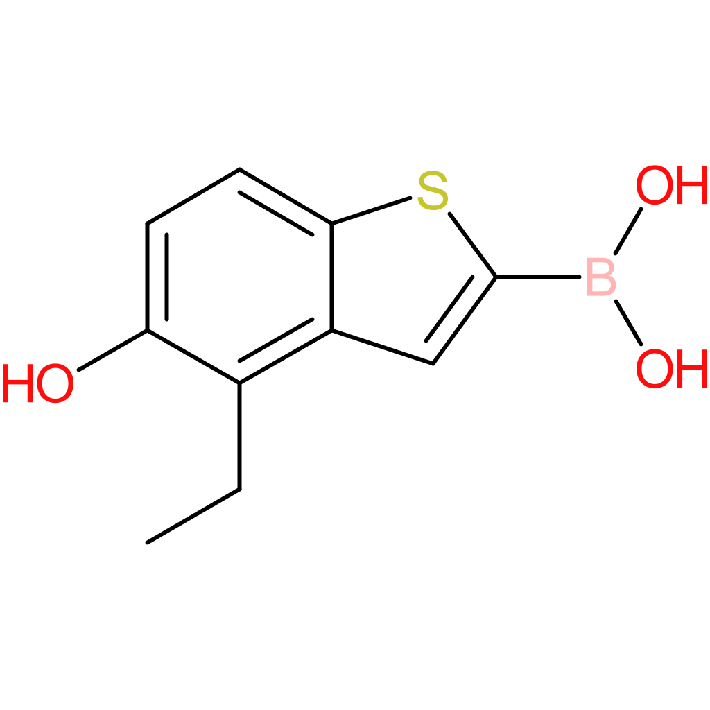 4-ethyl-5-hydroxybenzothiophene-2-boronic acid