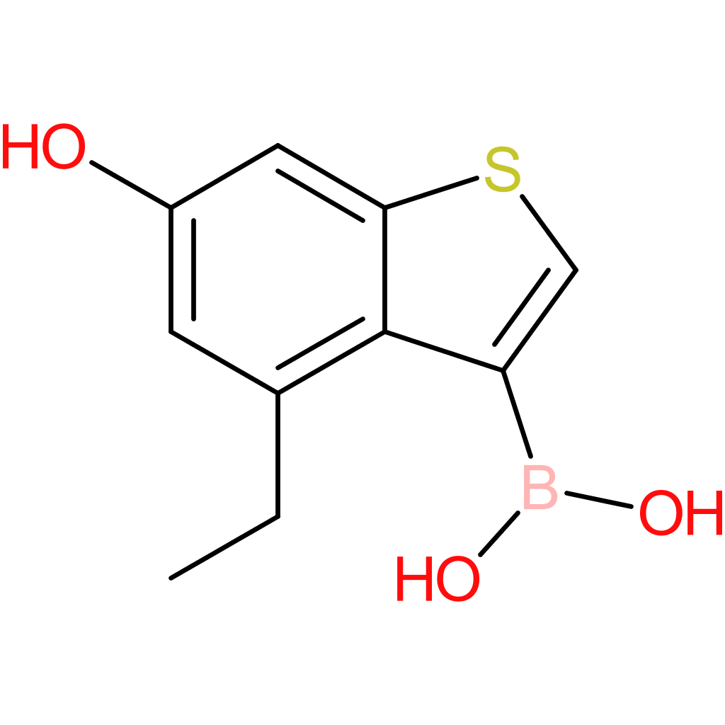 4-ethyl-6-hydroxybenzothiophene-3-boronic acid