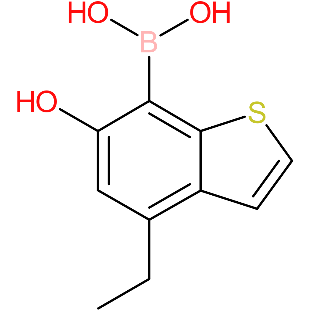 4-ethyl-6-hydroxybenzothiophene-7-boronic acid