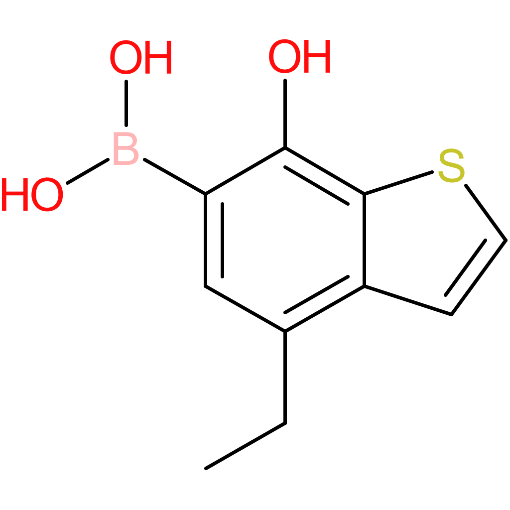 4-ethyl-7-hydroxybenzothiophene-6-boronic acid
