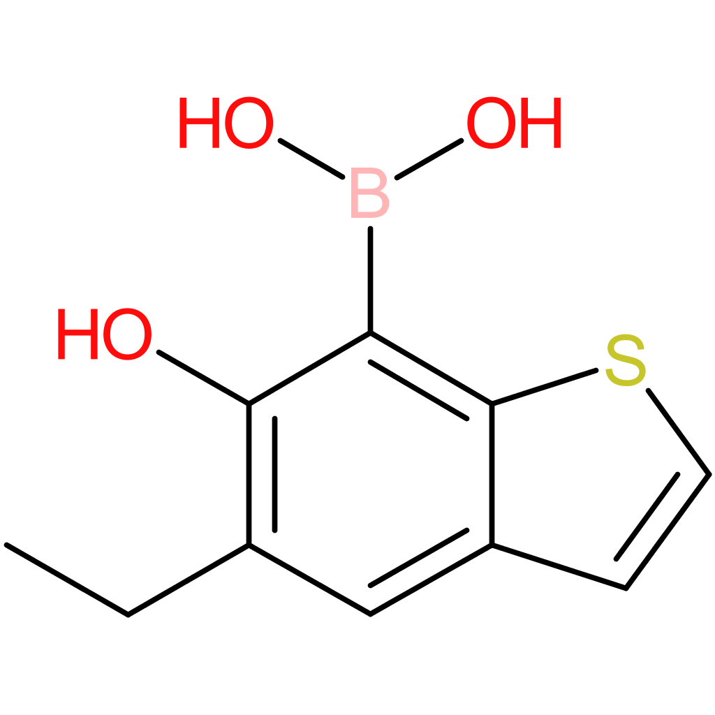 5-ethyl-6-hydroxybenzothiophene-7-boronic acid