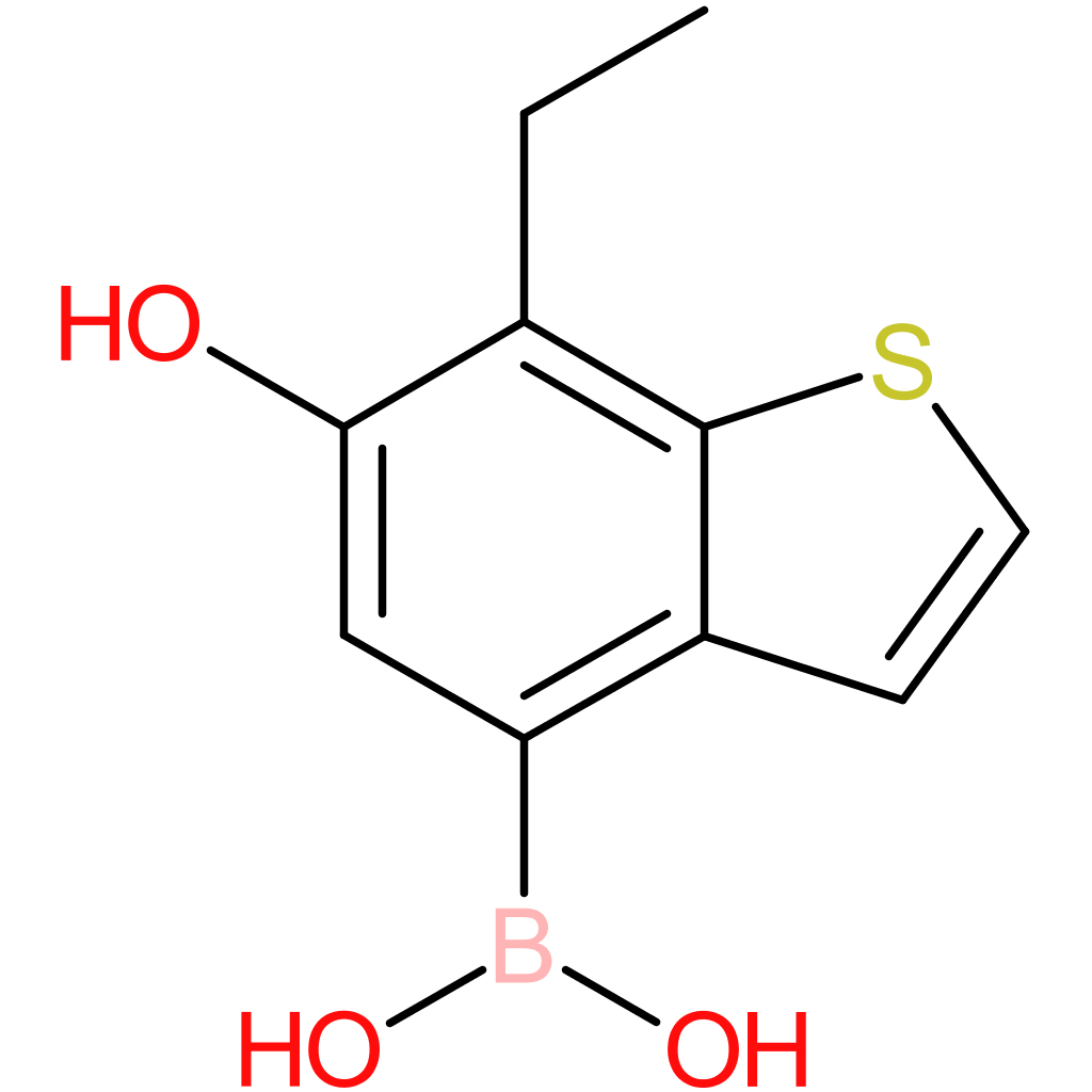 7-ethyl-6-hydroxybenzothiophene-4-boronic acid