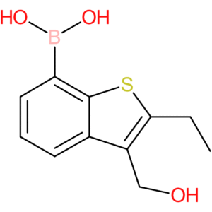 2-ethyl-3-(hydroxymethyl)benzothiophene-7-boronic acid