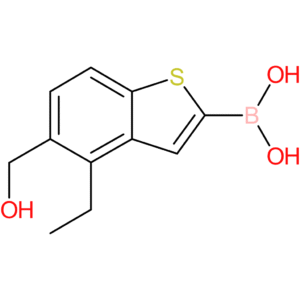 4-ethyl-5-(hydroxymethyl)benzothiophene-2-boronic acid