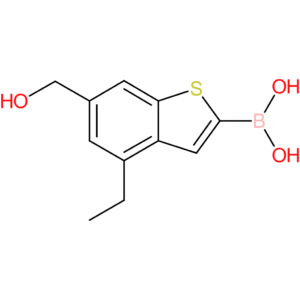 4-ethyl-6-(hydroxymethyl)benzothiophene-2-boronic acid