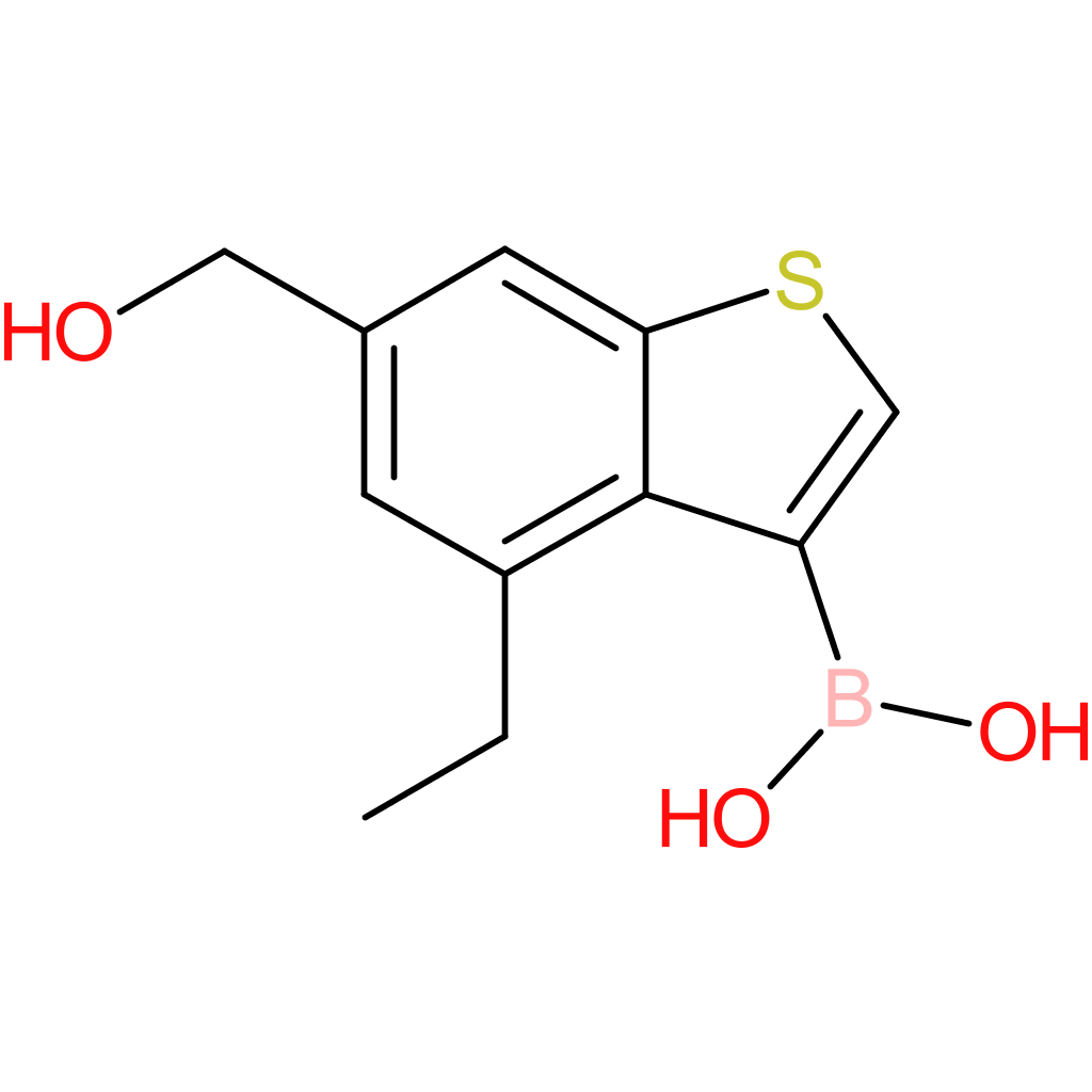 4-ethyl-6-(hydroxymethyl)benzothiophene-3-boronic acid