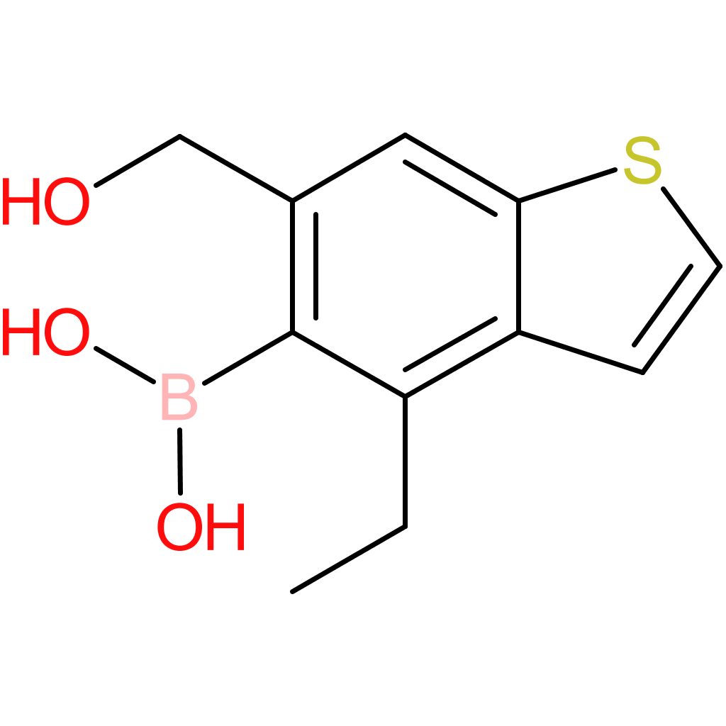 4-ethyl-6-(hydroxymethyl)benzothiophene-5-boronic acid