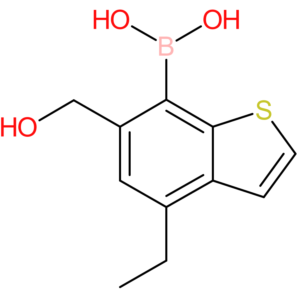 4-ethyl-6-(hydroxymethyl)benzothiophene-7-boronic acid