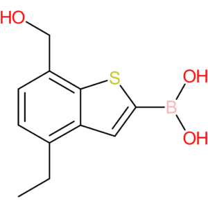 4-ethyl-7-(hydroxymethyl)benzothiophene-2-boronic acid