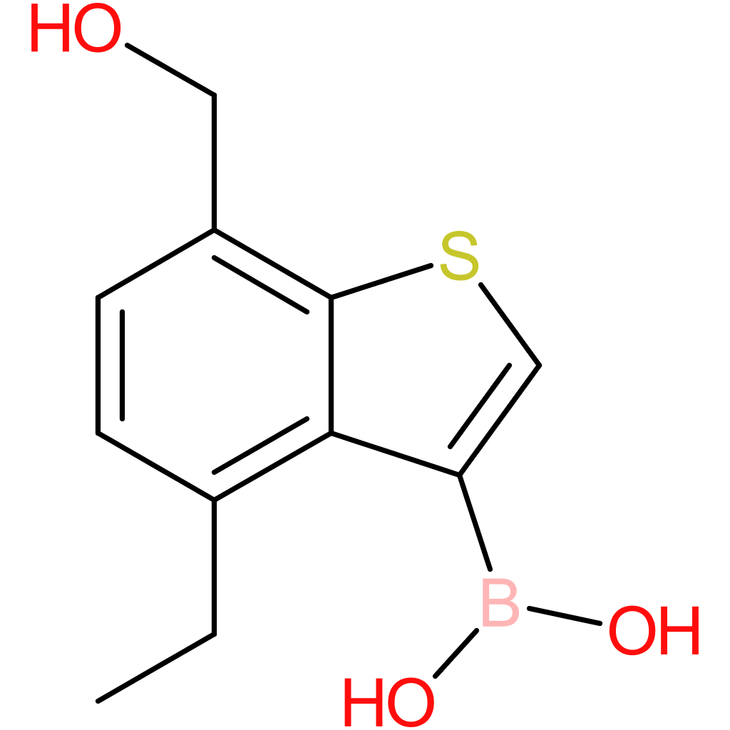 4-ethyl-7-(hydroxymethyl)benzothiophene-3-boronic acid