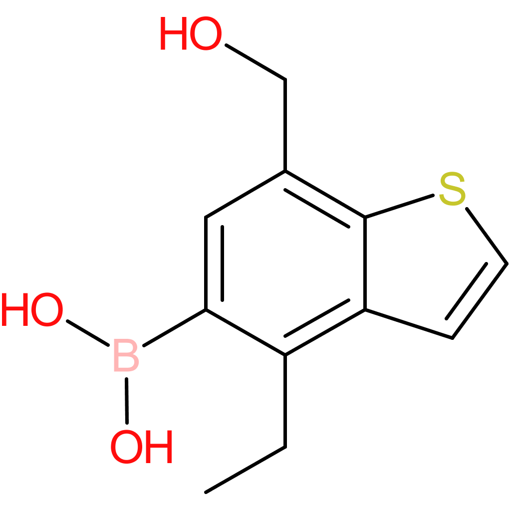 4-ethyl-7-(hydroxymethyl)benzothiophene-5-boronic acid