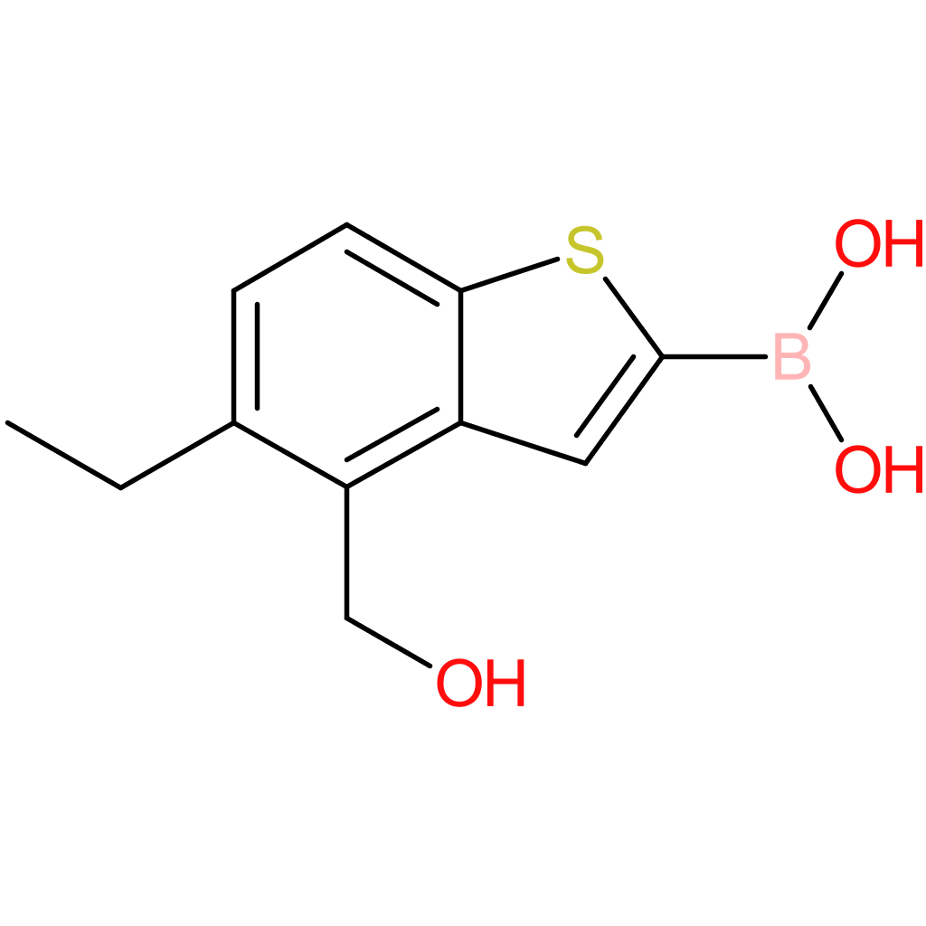 5-ethyl-4-(hydroxymethyl)benzothiophene-2-boronic acid