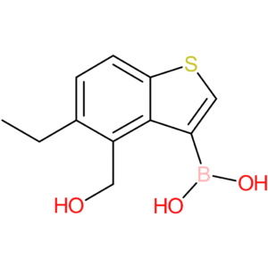 5-ethyl-4-(hydroxymethyl)benzothiophene-3-boronic acid