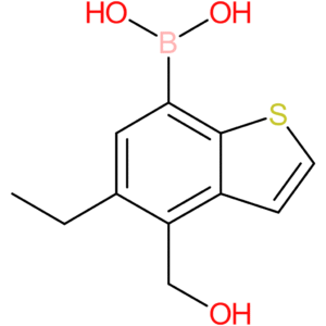 5-ethyl-4-(hydroxymethyl)benzothiophene-7-boronic acid