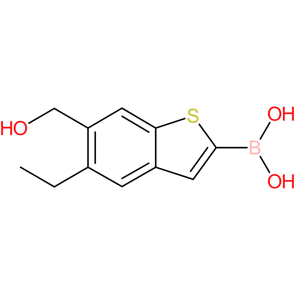 5-ethyl-6-(hydroxymethyl)benzothiophene-2-boronic acid