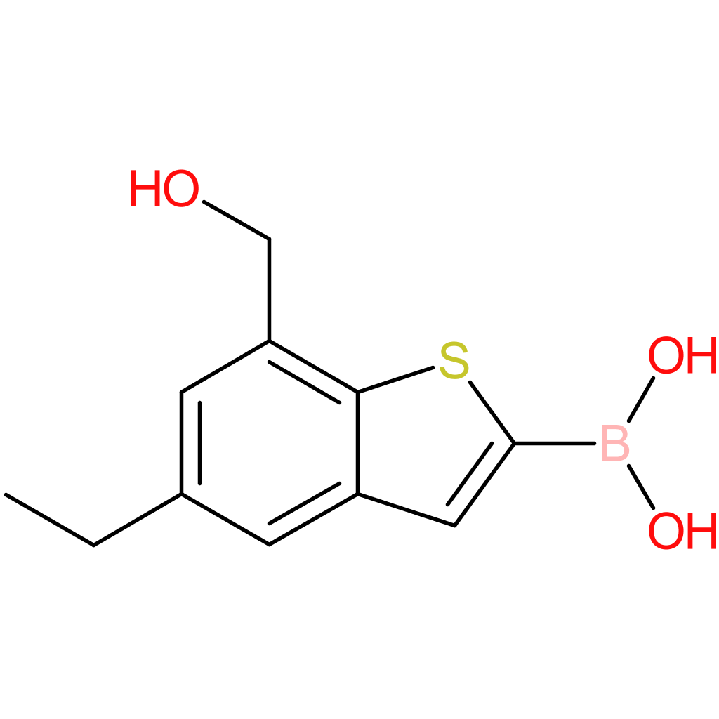 5-ethyl-7-(hydroxymethyl)benzothiophene-2-boronic acid