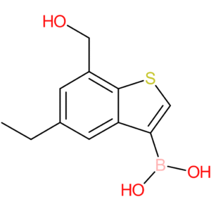 5-ethyl-7-(hydroxymethyl)benzothiophene-3-boronic acid