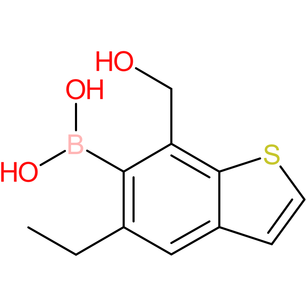 5-ethyl-7-(hydroxymethyl)benzothiophene-6-boronic acid