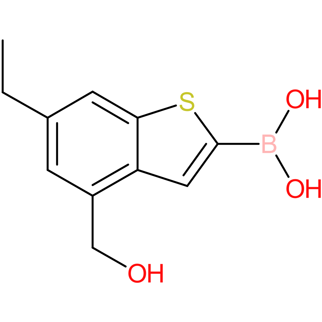 6-ethyl-4-(hydroxymethyl)benzothiophene-2-boronic acid