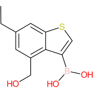 6-ethyl-4-(hydroxymethyl)benzothiophene-3-boronic acid