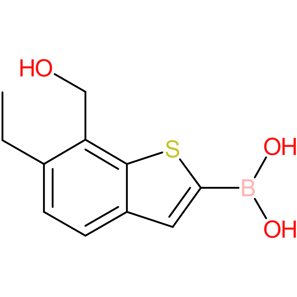 6-ethyl-7-(hydroxymethyl)benzothiophene-2-boronic acid