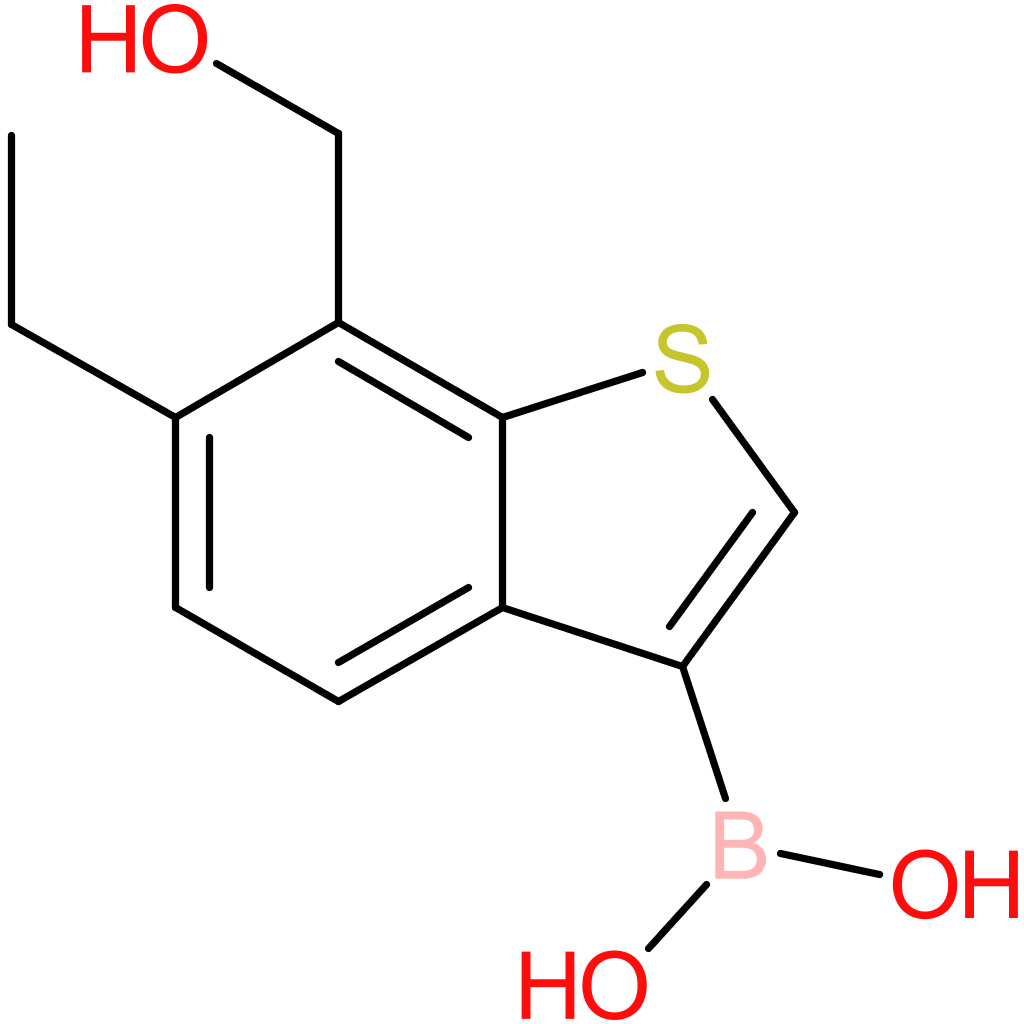 6-ethyl-7-(hydroxymethyl)benzothiophene-3-boronic acid