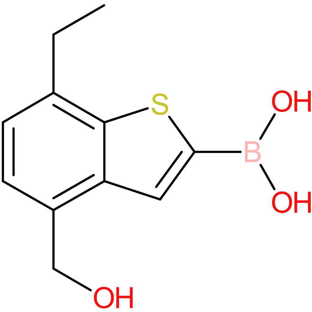 7-ethyl-4-(hydroxymethyl)benzothiophene-2-boronic acid