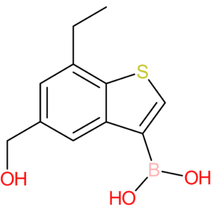 7-ethyl-5-(hydroxymethyl)benzothiophene-3-boronic acid