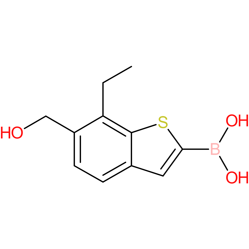 7-ethyl-6-(hydroxymethyl)benzothiophene-2-boronic acid