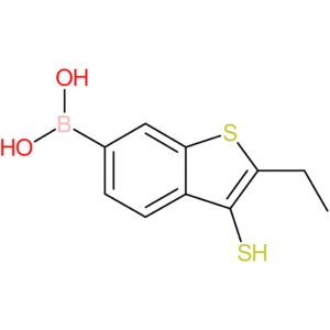 2-ethyl-3-mercaptobenzothiophene-6-boronic acid