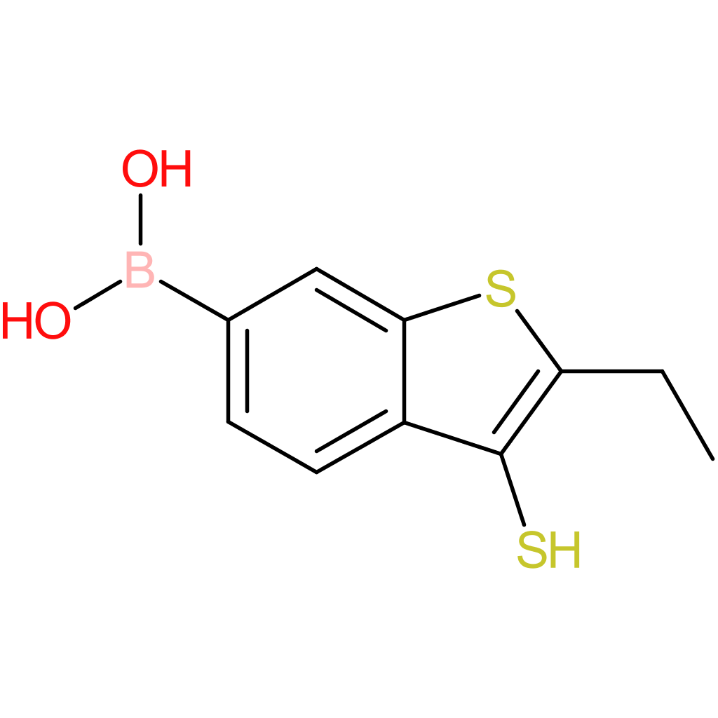 2-ethyl-3-mercaptobenzothiophene-6-boronic acid