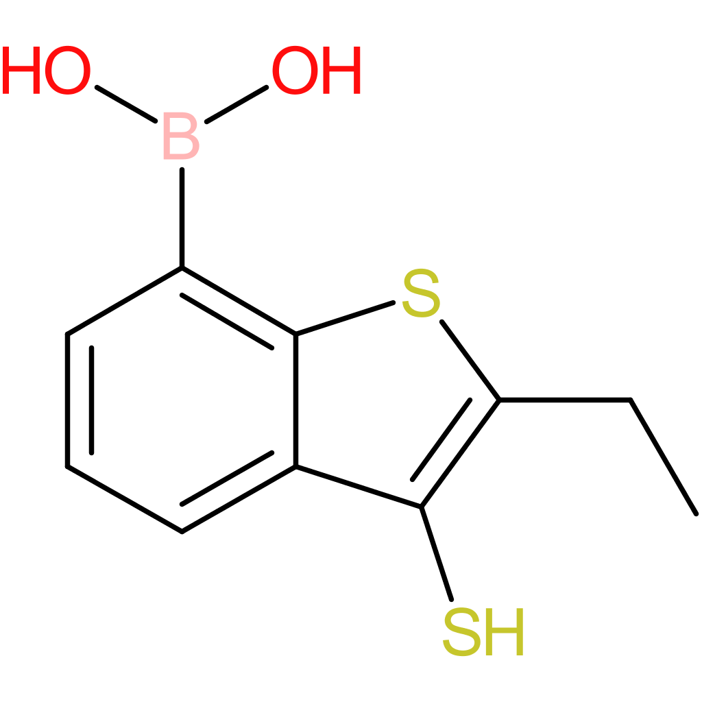 2-ethyl-3-mercaptobenzothiophene-7-boronic acid