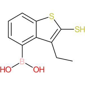 3-ethyl-2-mercaptobenzothiophene-4-boronic acid