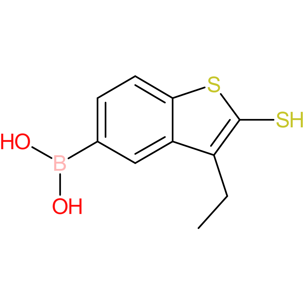3-ethyl-2-mercaptobenzothiophene-5-boronic acid
