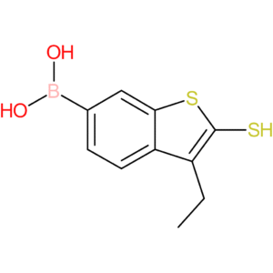 3-ethyl-2-mercaptobenzothiophene-6-boronic acid