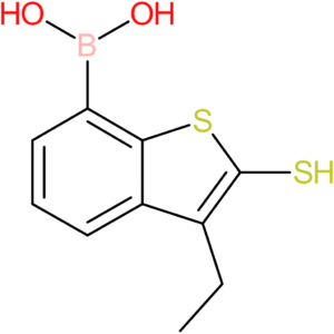 3-ethyl-2-mercaptobenzothiophene-7-boronic acid