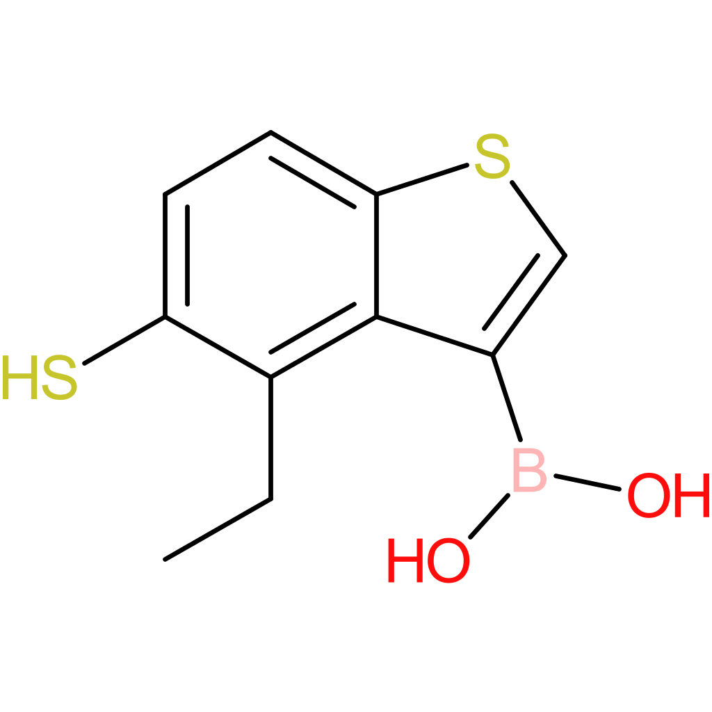 4-ethyl-5-mercaptobenzothiophene-3-boronic acid