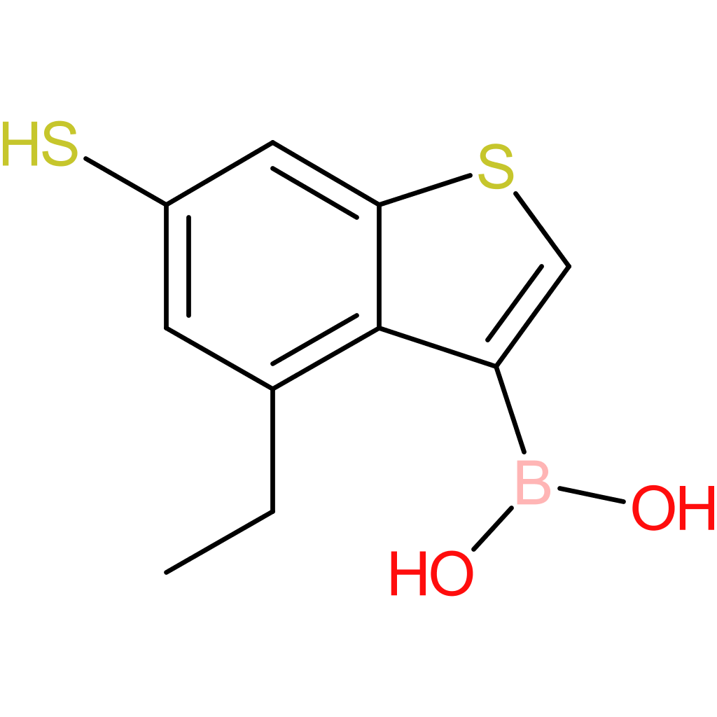 4-ethyl-6-mercaptobenzothiophene-3-boronic acid