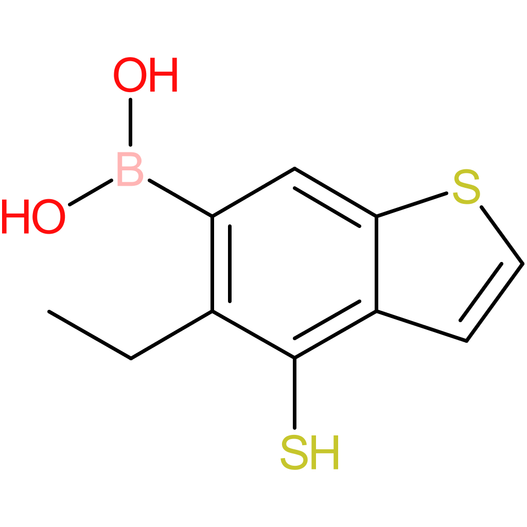 5-ethyl-4-mercaptobenzothiophene-6-boronic acid